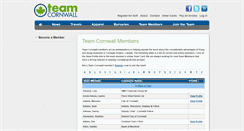 Desktop Screenshot of members.teamcornwall.com
